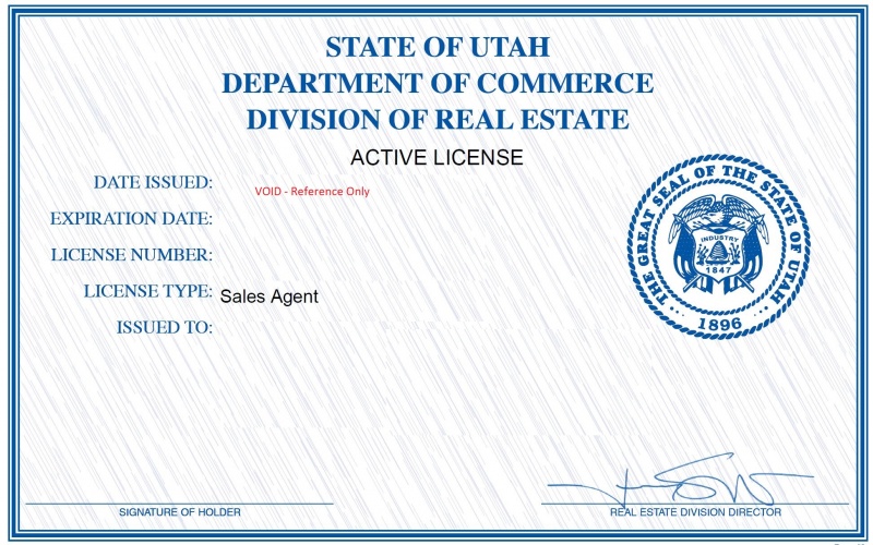 Utah Real Estate License